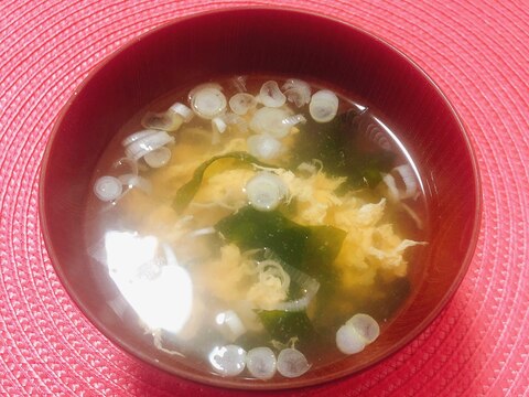 ねぎと卵スープෆ˚*